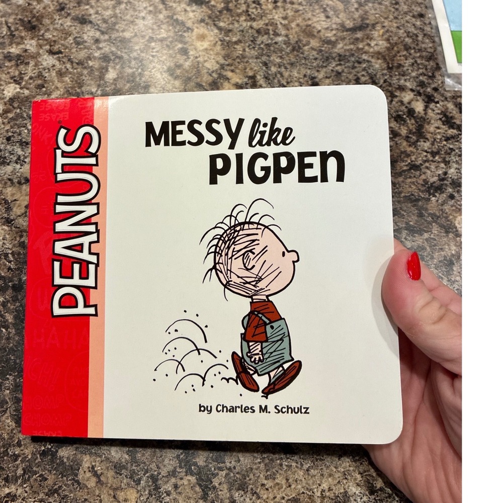 Peanuts Messy like Pigpen Board Book Charles M Schulz Childrens Story